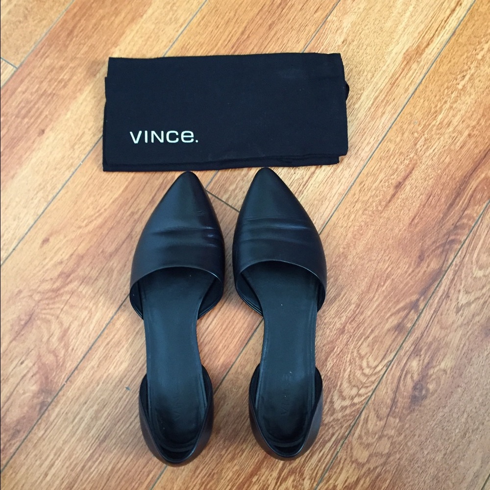 Vince Black Nina d'orsay Flats